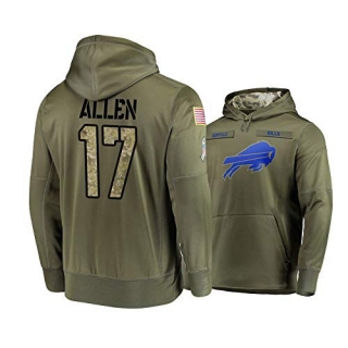 NFL Buffalo Bills #17 Allen 2019 Camo Pullover Hoodie 106136