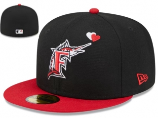 Miami Marlins MLB Fitted Hats 106587