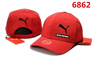 PUMA Pure Cotton High-Quality Curved Snapback Hats 106593