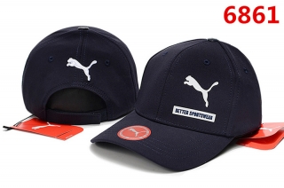 PUMA Pure Cotton High-Quality Curved Snapback Hats 106592