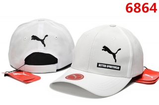 PUMA Pure Cotton High-Quality Curved Snapback Hats 106595