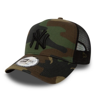 New York Yankees MLB Curved Mesh Snapback Hats 106882