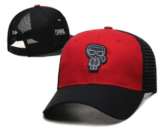 Karl Lagerfeld Curved Mesh Snapback Hats 107801