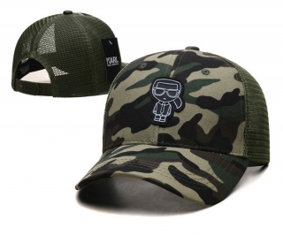 Karl Lagerfeld Curved Mesh Snapback Hats 107803