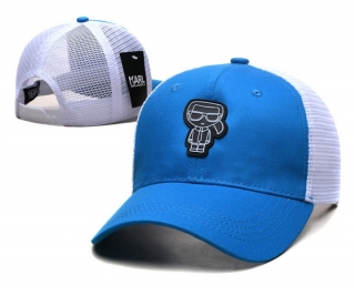 Karl Lagerfeld Curved Mesh Snapback Hats 107805