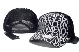 High Quality Pure Cotton ARMANI Curved Mesh Snapback Hats 108018