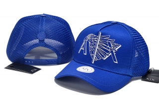High Quality Pure Cotton ARMANI Curved Mesh Snapback Hats 108022