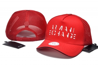 High Quality Pure Cotton ARMANI Curved Mesh Snapback Hats 108024