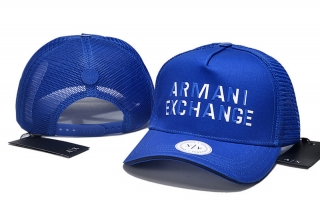 High Quality Pure Cotton ARMANI Curved Mesh Snapback Hats 108025