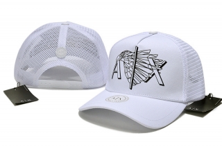 High Quality Pure Cotton ARMANI Curved Mesh Snapback Hats 108029