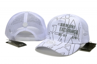 High Quality Pure Cotton ARMANI Curved Mesh Snapback Hats 108033