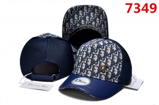 High Quality Pure Cotton DIOR Curved Mesh Strapback Hats 108043