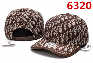 High Quality Pure Cotton DIOR Curved Snapback Hats 108049
