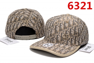 High Quality Pure Cotton DIOR Curved Snapback Hats 108050