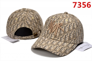 High Quality Pure Cotton DIOR Curved Strapback Hats 108061