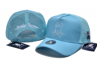 PsychoBunny High-Quality Cotton Curved Mesh Snapback Hats 108429