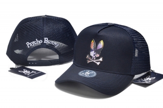 PsychoBunny High-Quality Cotton Curved Mesh Snapback Hats 108445