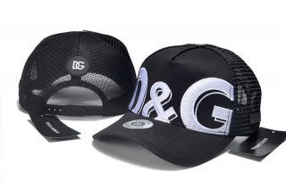 High Quality DOLCE&GABBANA Curved Mesh Snapback Hats 108746
