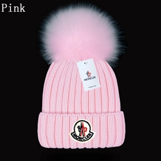 Moncler Faux Fox Fur Ball Knitted Beanie Hats 110686