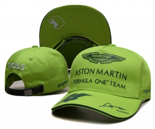 Aston Martin Curved Snapback Hats 110888