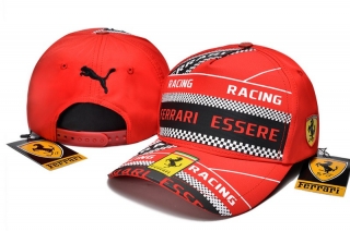 Ferrari High Quality Cotton Curved Snapback Hats 110931