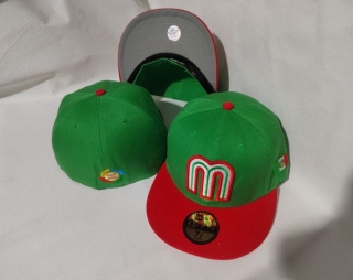 Mexico 59FIFTY Fitted Hats Flat Brim 10578