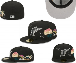 Miami Marlins MLB 59FIFTY Fitted Hats 111413