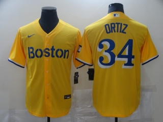 Boston Red Sox 34# ORTIZ MLB Jersey 111800