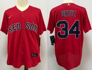 Boston Red Sox 34# ORTIZ MLB Jersey 111801