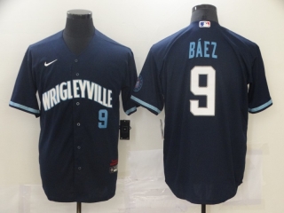 Chicago Cubs 9# BAEZ MLB Jersey 111819