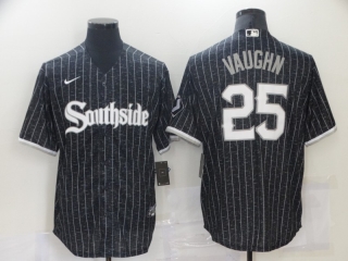 Chicago White Sox 25# VAUGHN MLB Jersey 111822