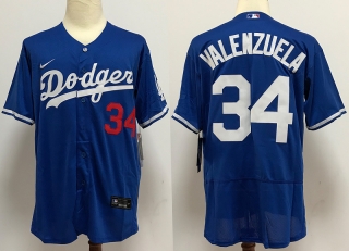 Los Angeles Dodgers 34# VALENZUELA MLB Jersey 111897