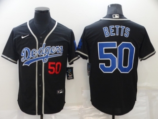 Los Angeles Dodgers 50# BETTS MLB Jersey 111912