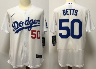 Los Angeles Dodgers 50# BETTS MLB Jersey 111913
