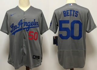 Los Angeles Dodgers 50# BETTS MLB Jersey 111914