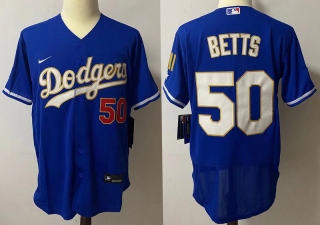 Los Angeles Dodgers 50# BETTS MLB Jersey 111918