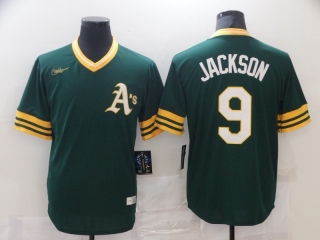 Oakland Athletics 9# JACKSON MLB Jersey 111973