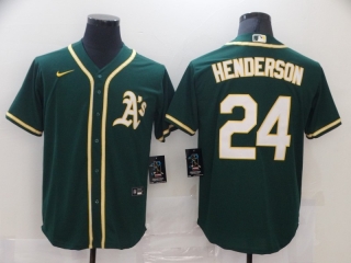 Oakland Athletics 24# HENDERSON MLB Jersey 111967