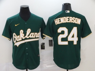 Oakland Athletics 24# HENDERSON MLB Jersey 111968