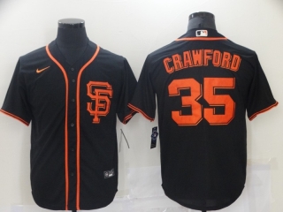 San Francisco Giants 35# Crawford MLB Jersey 112016
