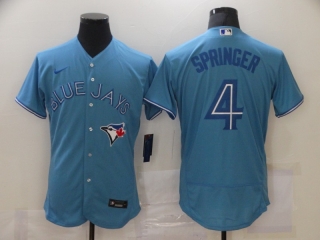 Toronto Blue Jays 4# SPRINGER MLB Jersey 112047