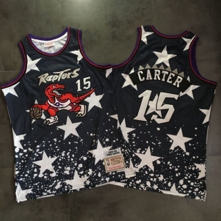 Toronto Raptors 15# Carter Independence Day NBA Densely Embroidered 112805
