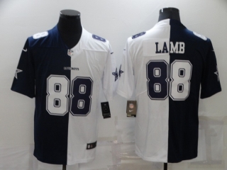 Dallas Cowboys 88# Lamb 2020 White and Black NFL Jerseys 113530