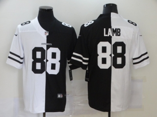 Dallas Cowboys 88# Lamb 2020 White and Black NFL Jerseys 113531