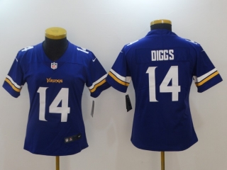 Minnesota Vikings 14# Diggs NFL Womens Jerseys 114669