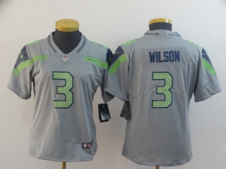Seattle Seahawks 3# Wilson NFL Womens Jerseys 114783