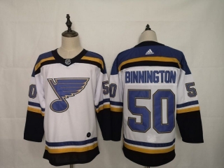 St Louis Blues 50# Binnington NHL Jerseys 115115