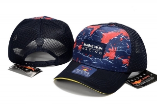 Red Bull Puma Pure Cotton High Quality Curved Mesh Snapback Hats 115646