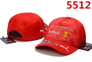 Red Bull Puma Pure Cotton High Quality Curved Snapback Hats 115650