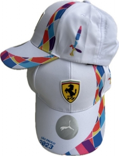 Ferrari Puma Curved Snapback Hats 117513